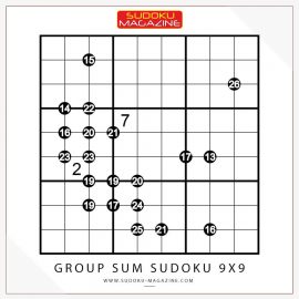 Group Sum Sudoku 9x9