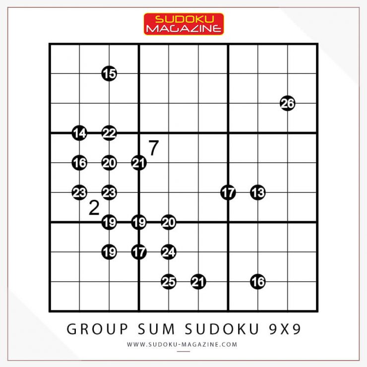 Group Sum Sudoku 9x9