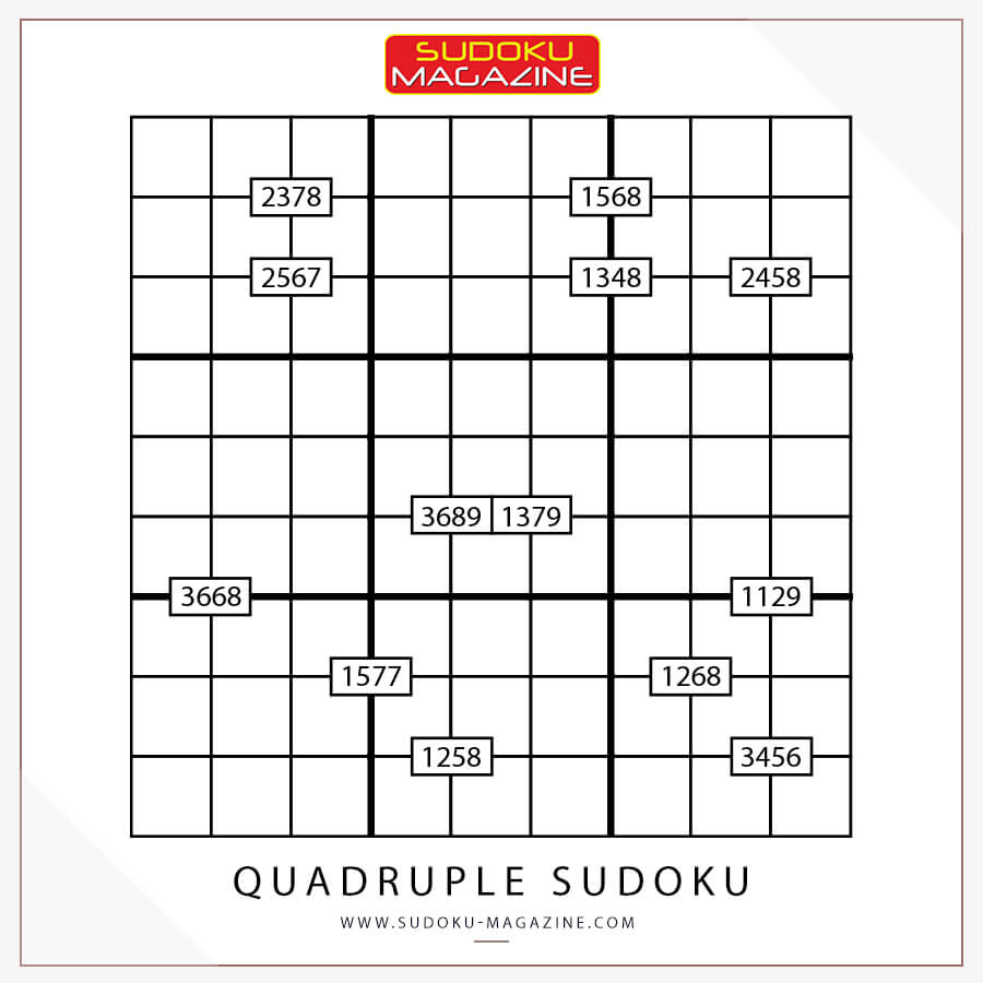Quadruple Sudoku