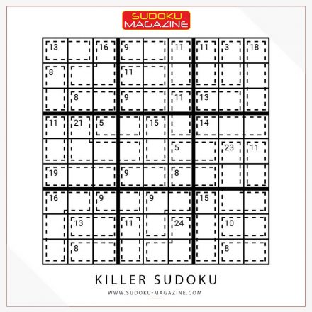 Free Daily Sudoku: Easy Killer Sudoku (0008) – Sudoku Magazine