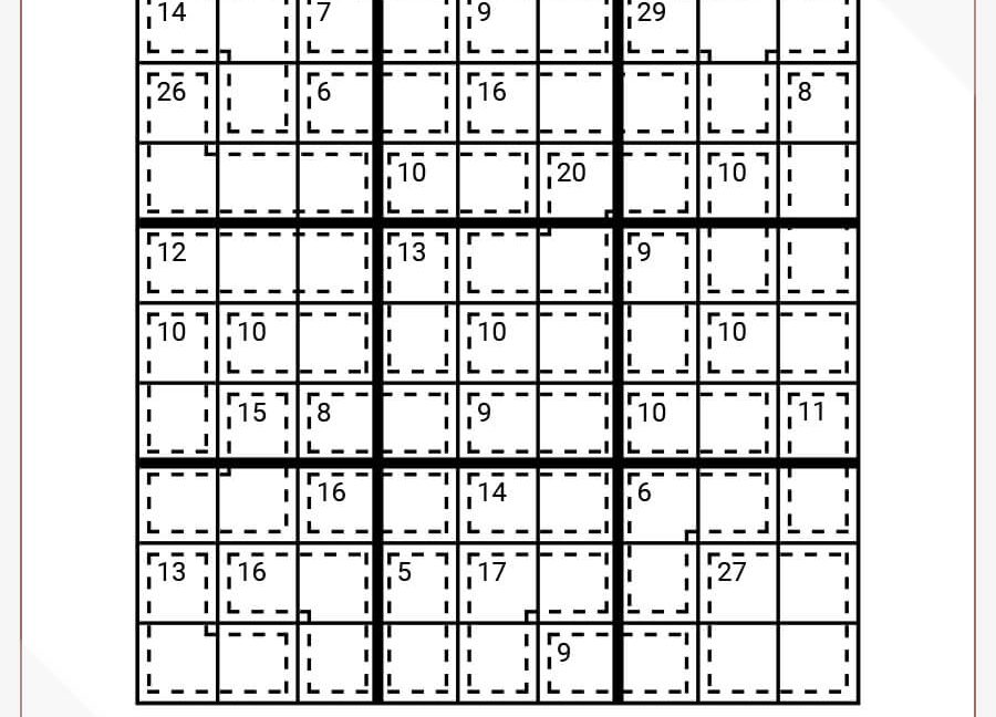 Medium Killer Sudoku