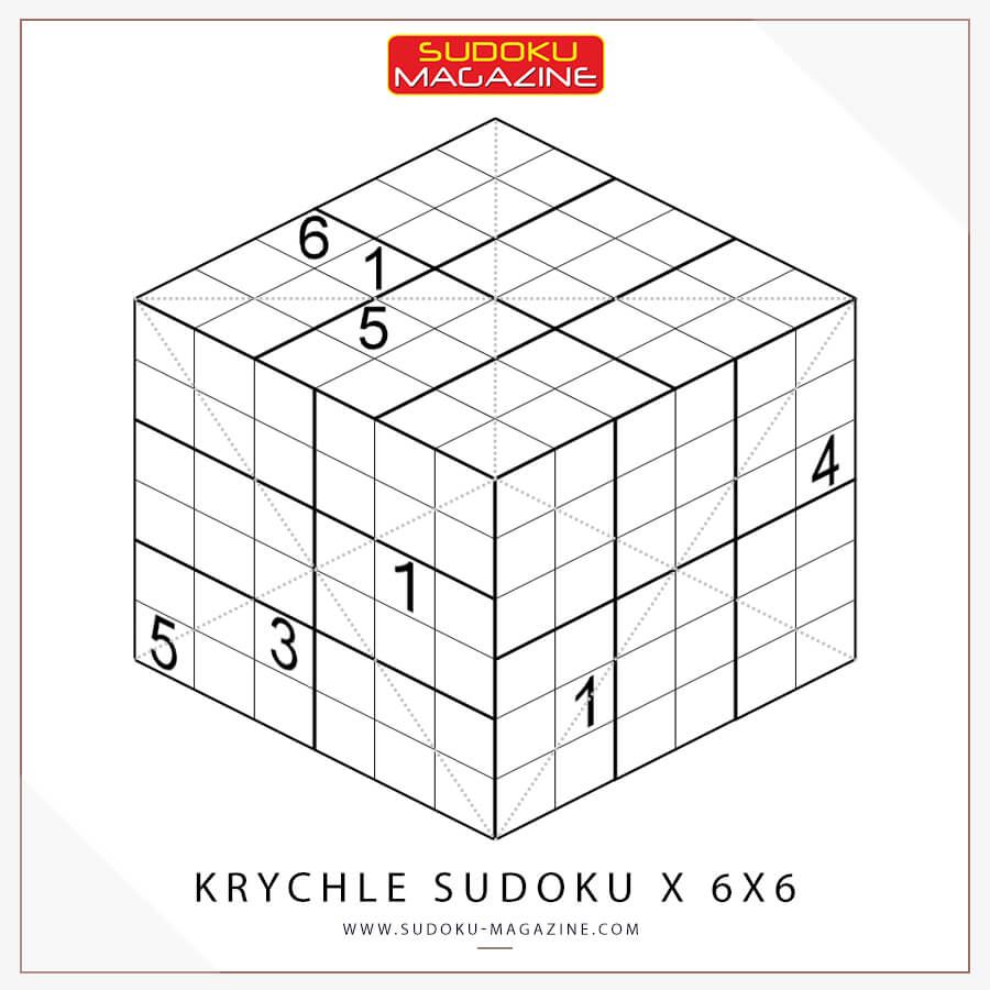 Krychle Sudoku 4x4: 120 3D Sudoku Cubes, 3 grids in 1 by Sudoku Magazine,  Paperback