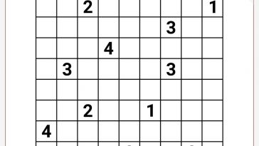 Nurikabe 9x9