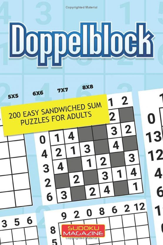 Doppelblock: 200 Easy Sandwiched Sum Puzzles For Adults