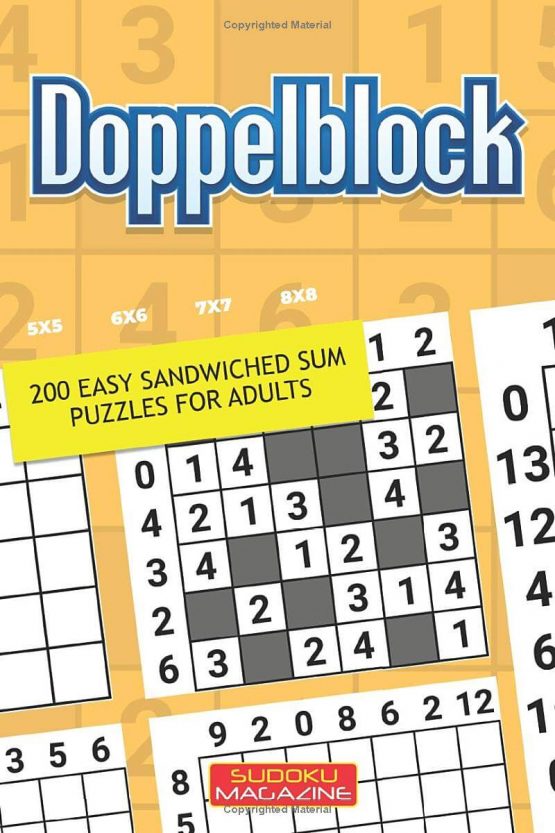 Doppelblock: 200 Easy Sandwiched Sum Puzzles For Adults