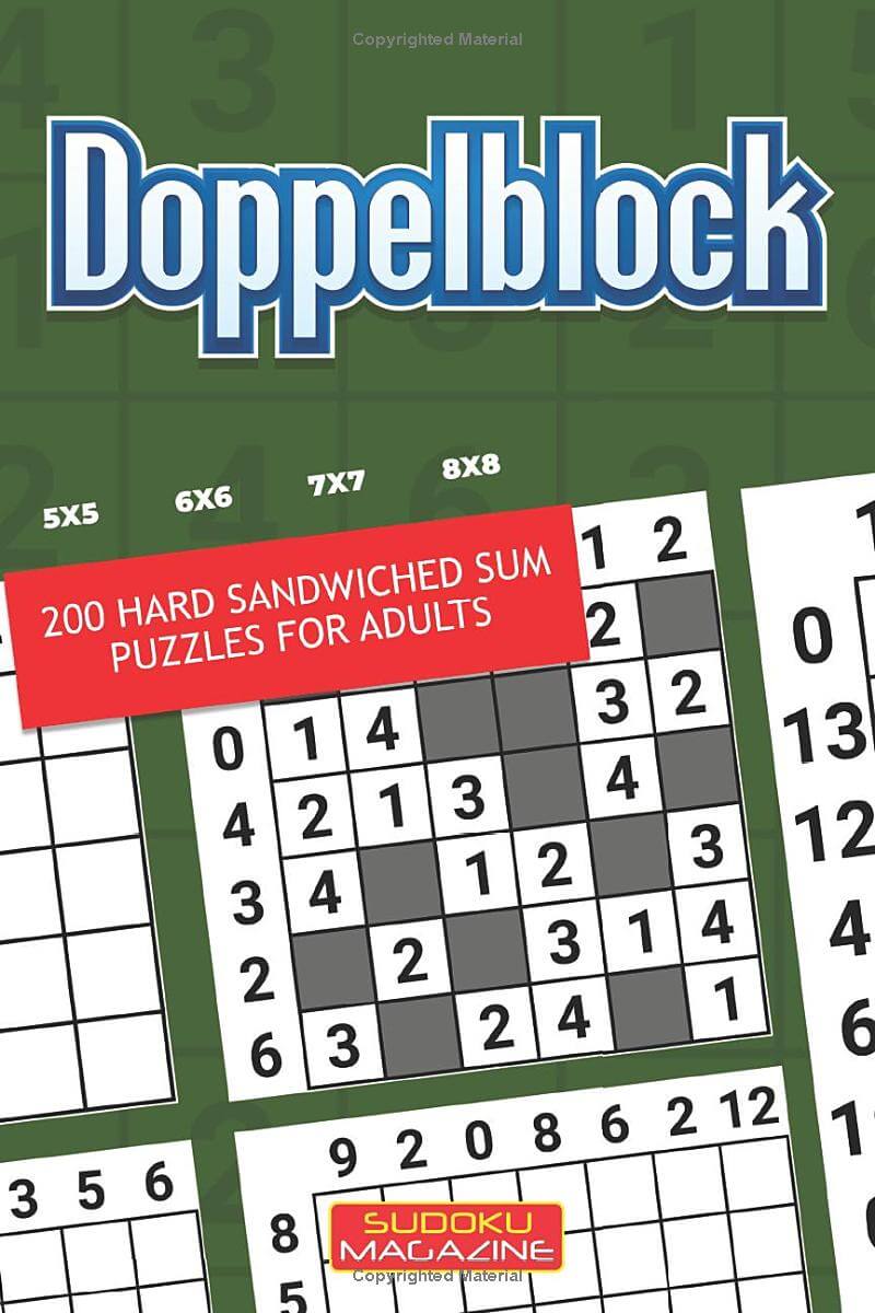 Doppelblock: 200 Hard Sandwiched Sum Puzzles For Adults
