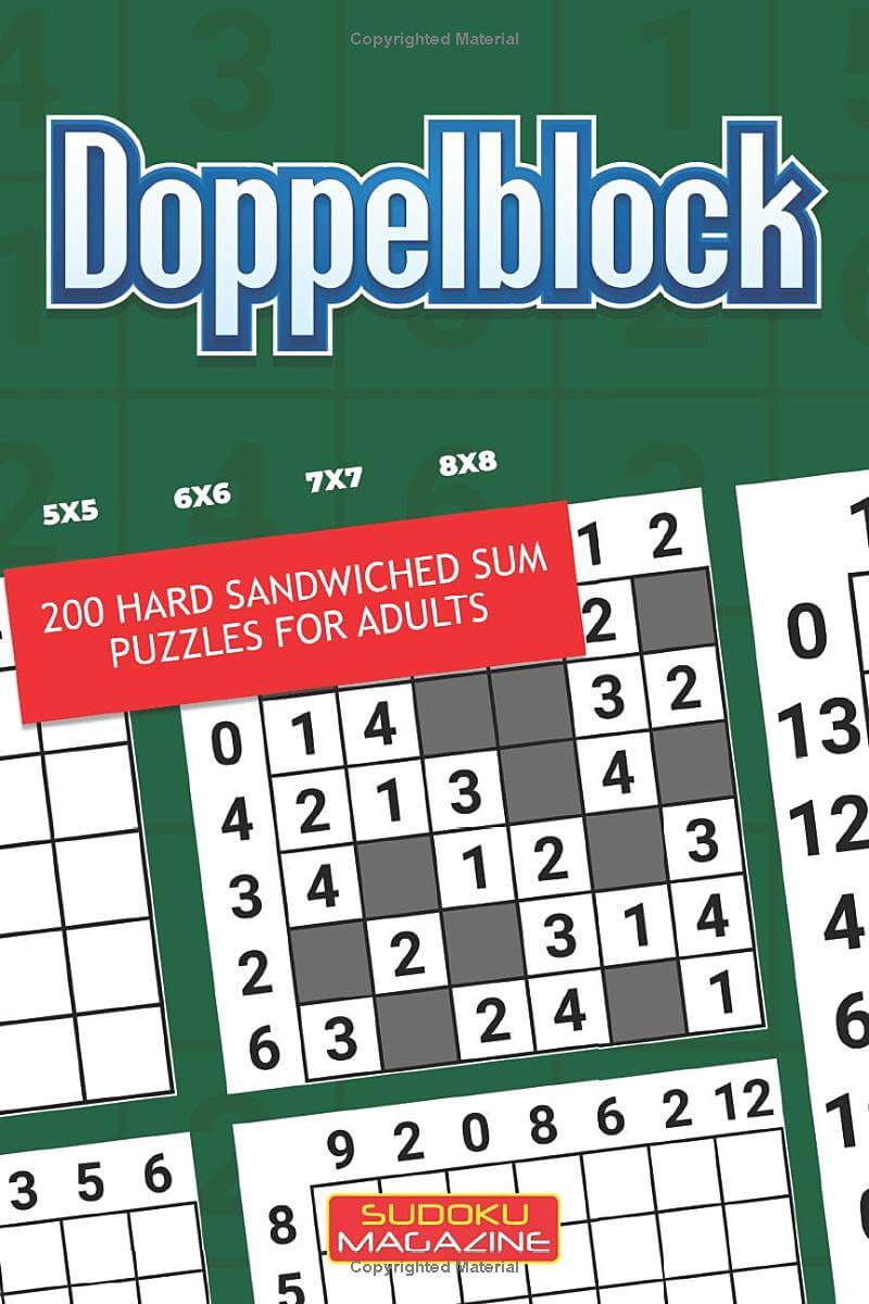 Doppelblock: 200 Hard Sandwiched Sum Puzzles For Adults