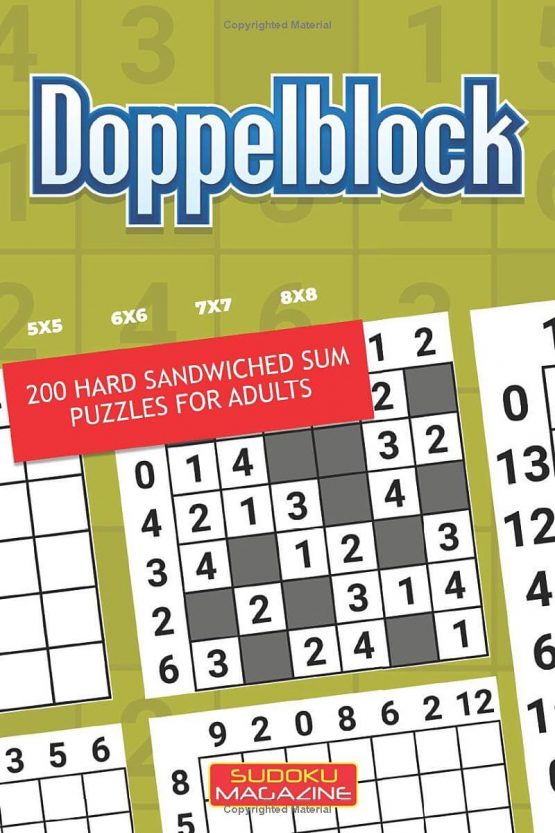 Doppelblock: 200 Hard Sandwiched Sum Puzzles For Adults