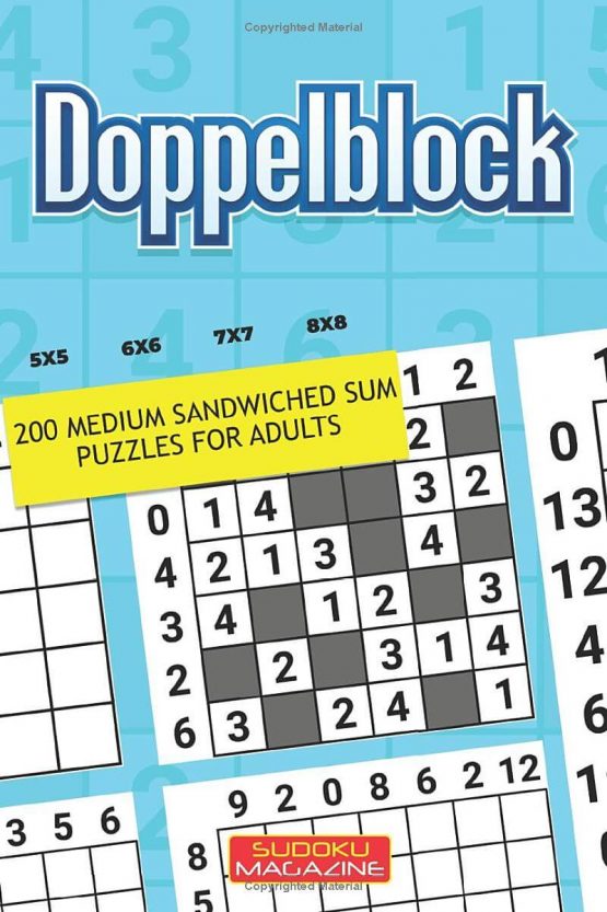 Doppelblock: 200 Medium Sandwiched Sum Puzzles For Adults