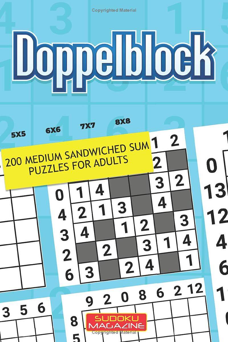 Doppelblock: 200 Medium Sandwiched Sum Puzzles For Adults