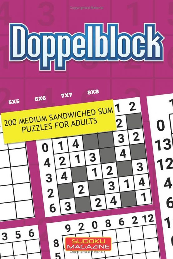 Doppelblock: 200 Medium Sandwiched Sum Puzzles For Adults