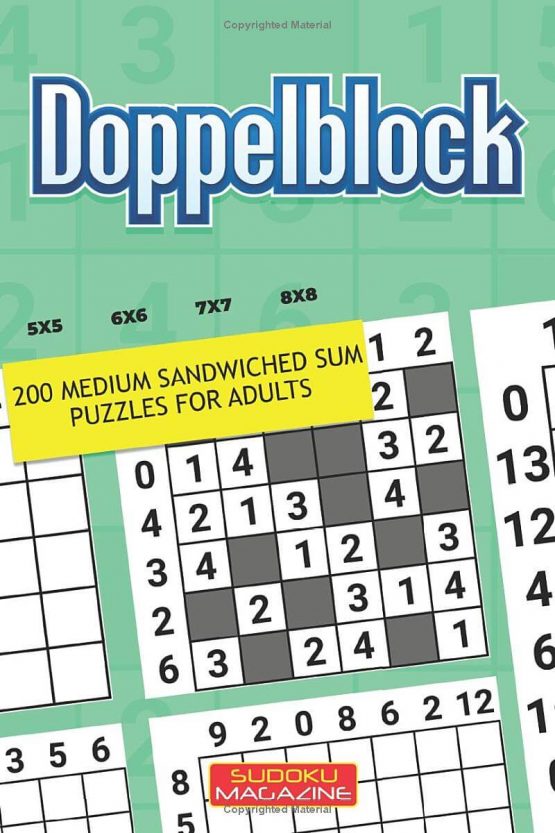 Doppelblock: 200 Medium Sandwiched Sum Puzzles For Adults