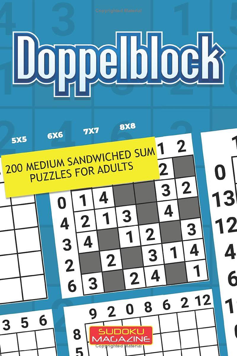 Doppelblock: 200 Medium Sandwiched Sum Puzzles For Adults