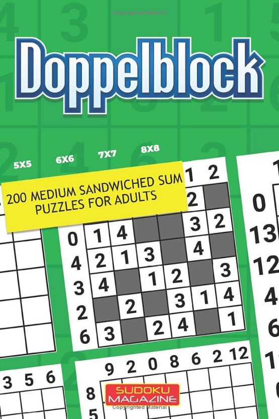 Doppelblock: 200 Medium Sandwiched Sum Puzzles For Adults