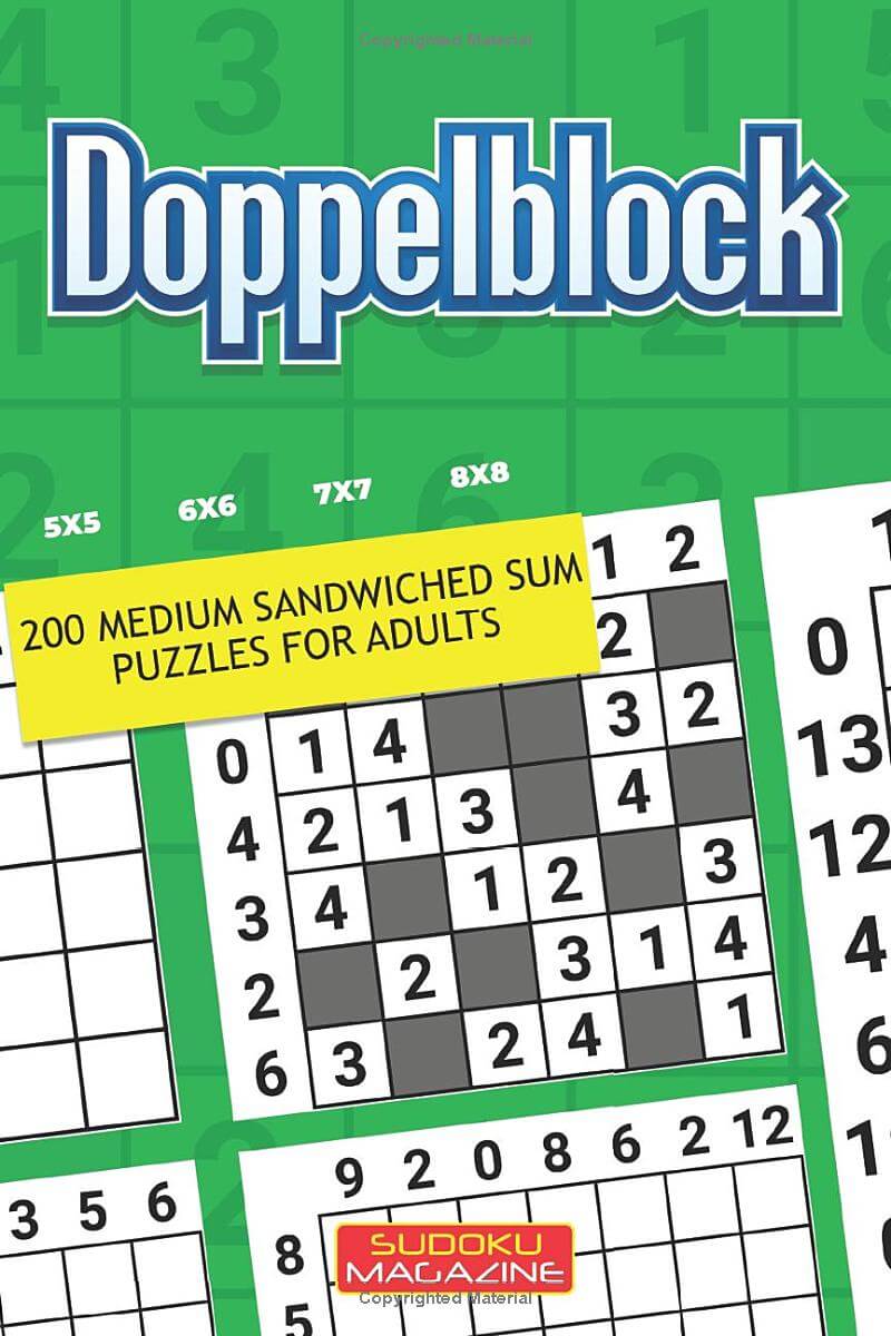 Doppelblock: 200 Medium Sandwiched Sum Puzzles For Adults
