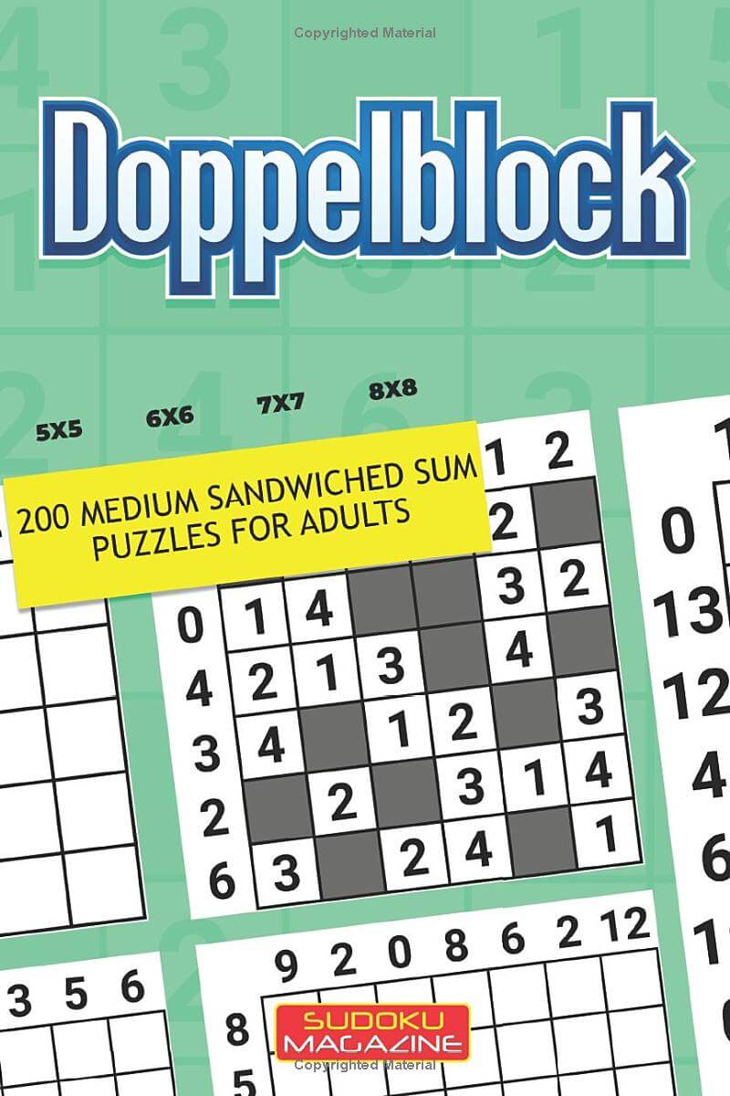 Doppelblock: 200 Medium Sandwiched Sum Puzzles For Adults