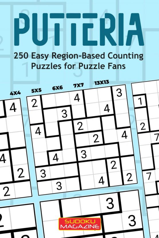 Putteria 250 Easy Region-Based Counting Puzzles for Puzzle Fans