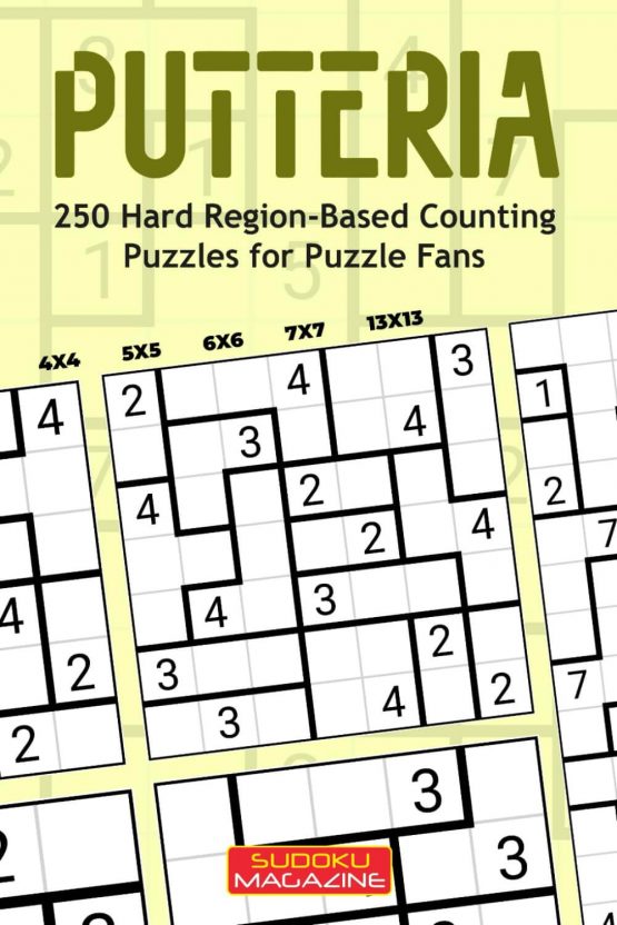 Putteria 250 Hard Region-Based Counting Puzzles for Puzzle Fans