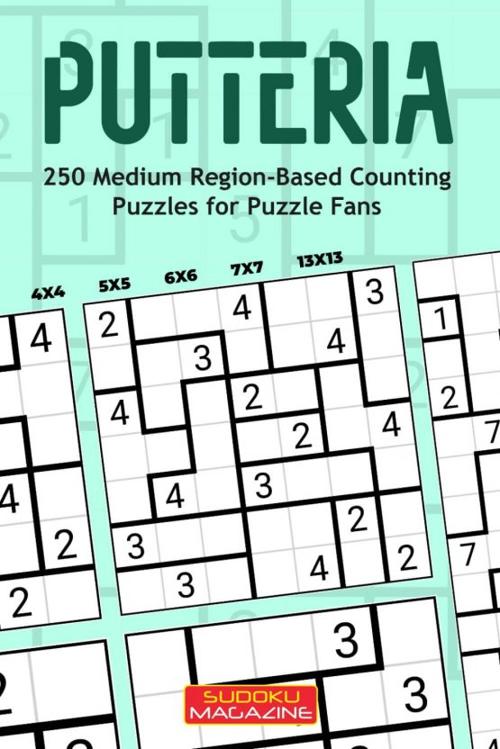 Putteria 250 Medium Region-Based Counting Puzzles for Puzzle