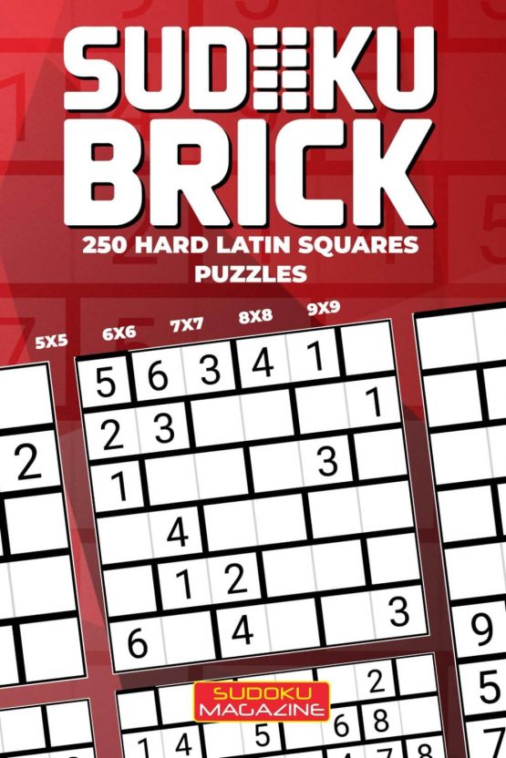 Sudoku Brick 250 Hard Latin Squares Puzzles