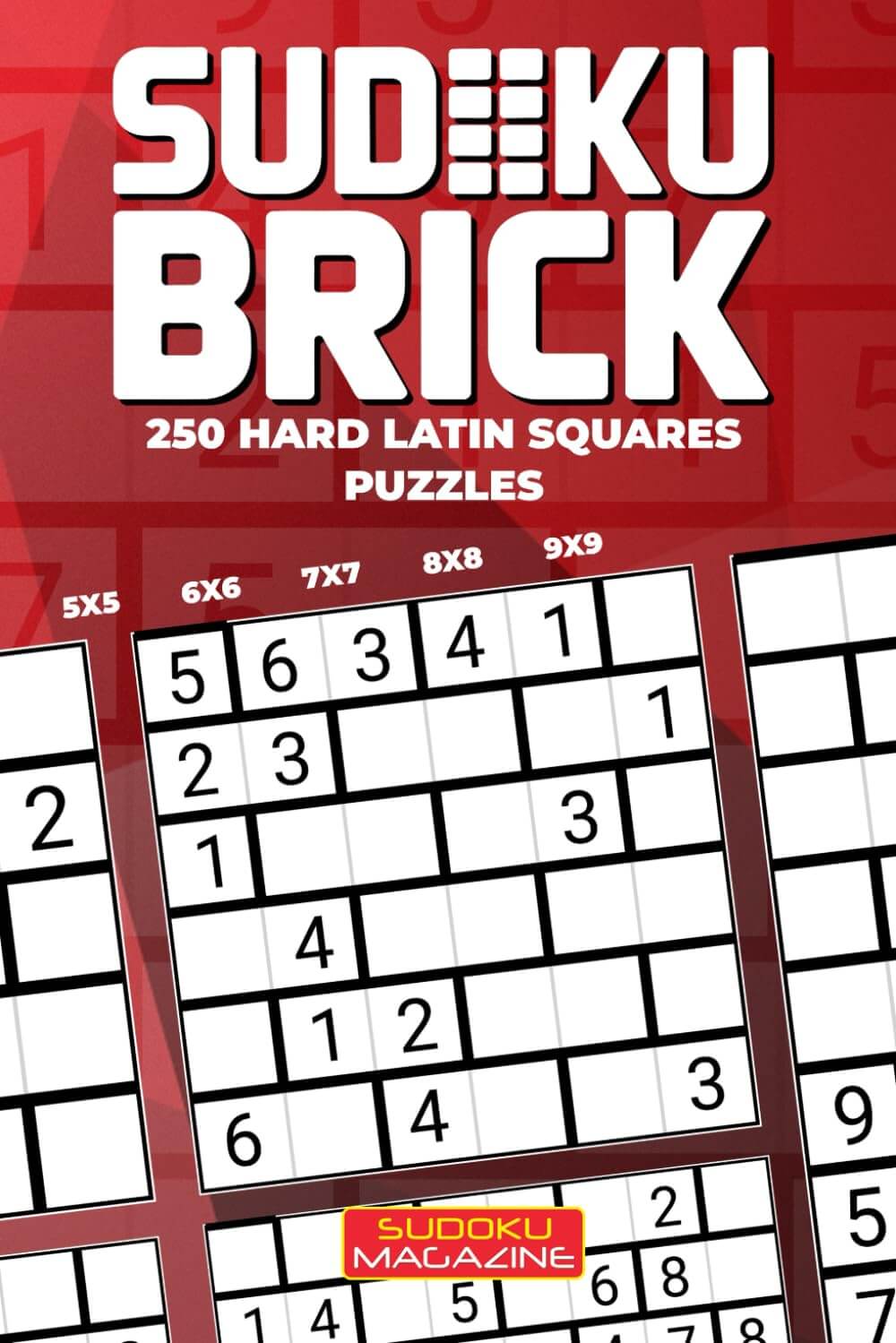 Sudoku Brick 250 Hard Latin Squares Puzzles