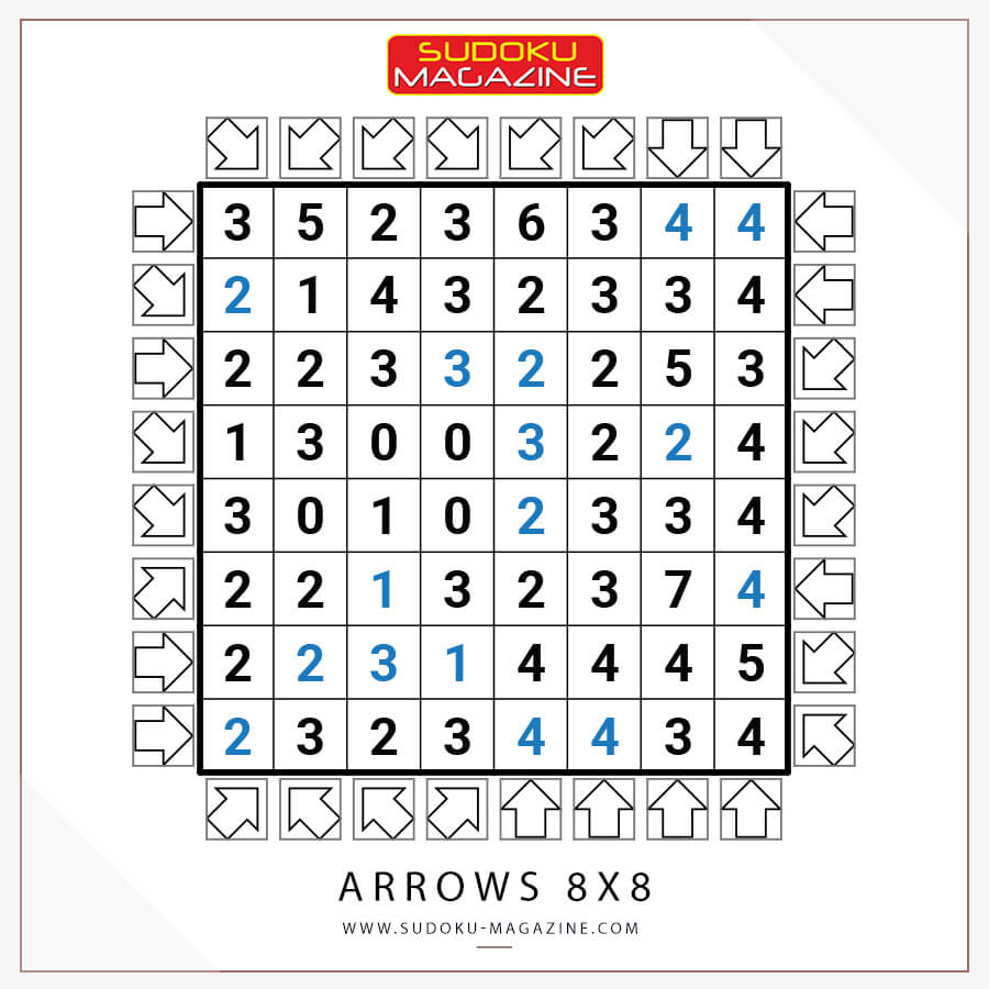Arrows 8x8 Solution