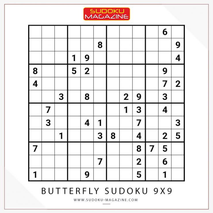 Butterfly Sudoku 9x9