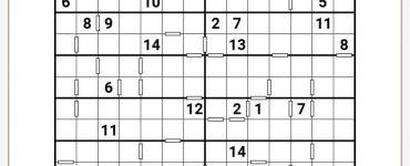 Consecutive Sudoku 14x14