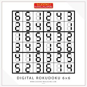 Digital Rokudoku 6×6 Solution