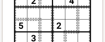 Double Jigsaw Sudoku 6x6