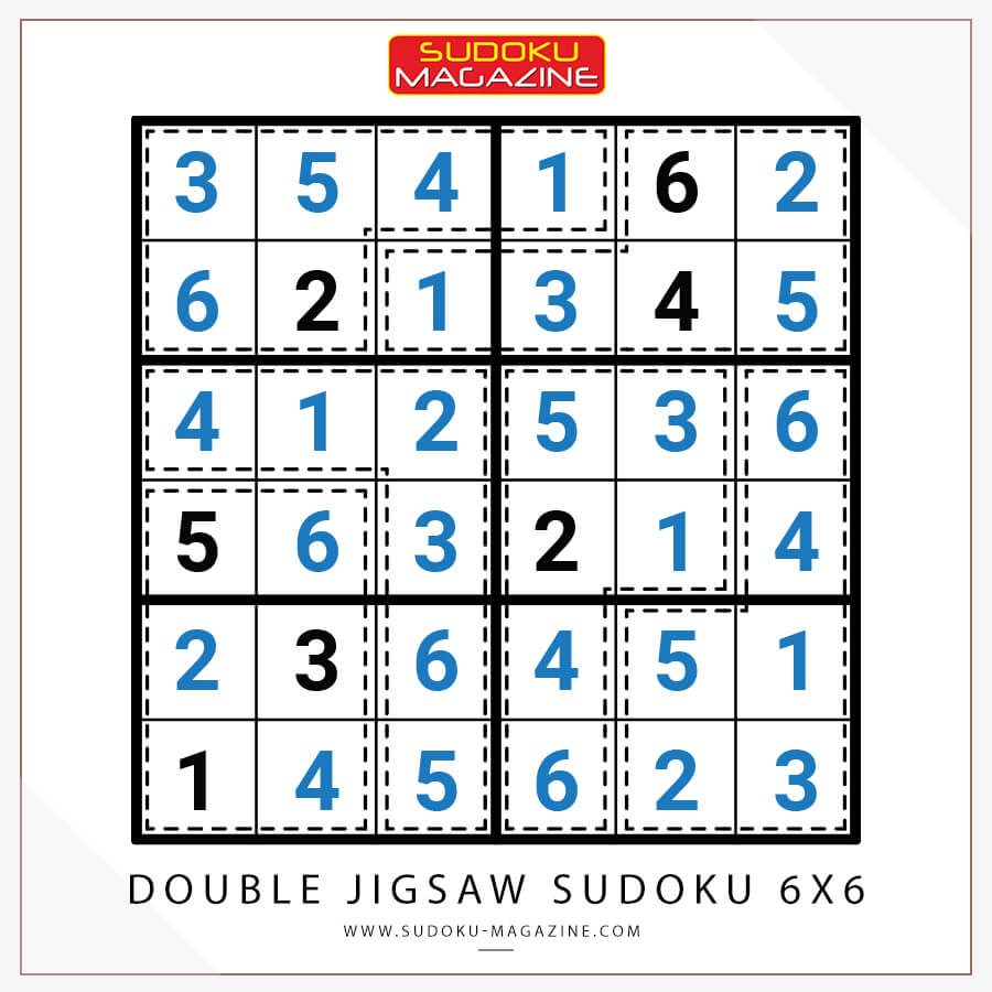 Double Jigsaw Sudoku Solution