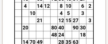 Find the Factors 10x10