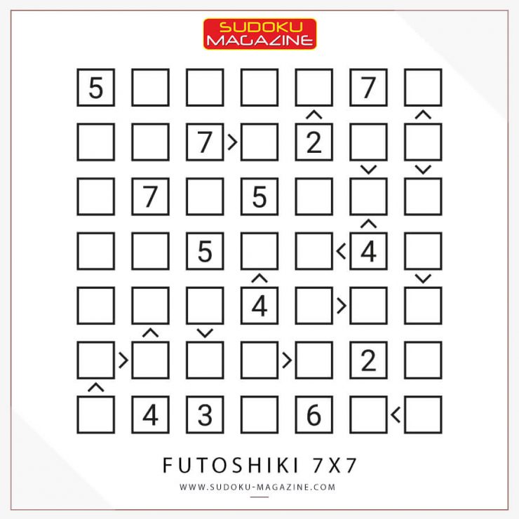 Futoshiki 7x7