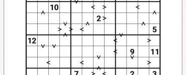 Greater Than Sudoku 12x12