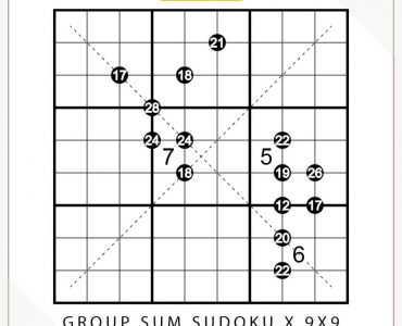 Group Sum Sudoku X