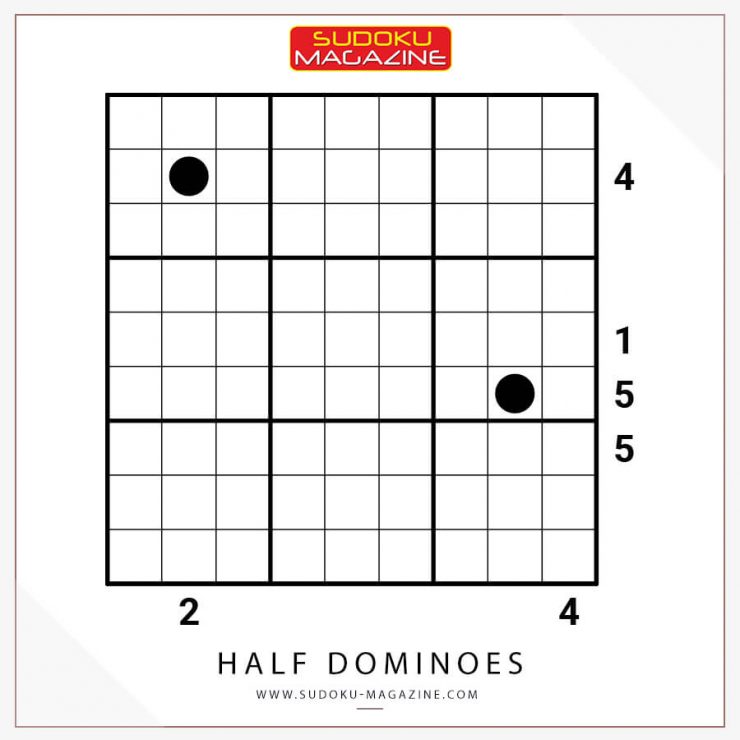 Half Dominoes 9x9