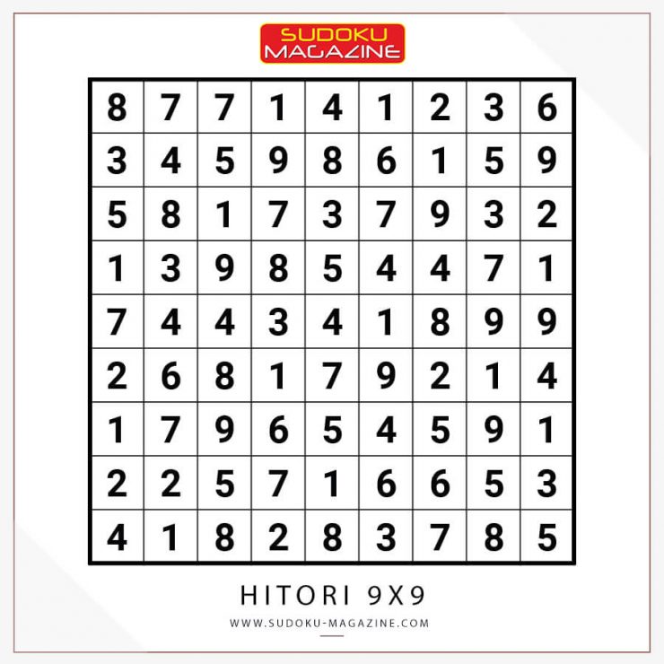 Hitori 9x9