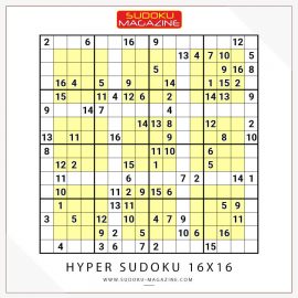 Hyper Sudoku 16x16