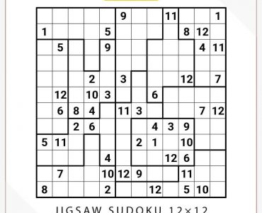 Jigsaw Sudoku 12×12
