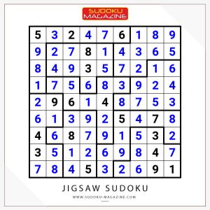 Jigsaw Sudoku Solution