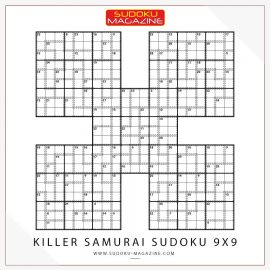Killer Samurai Sudoku 9x9