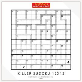Killer Sudoku 12x12