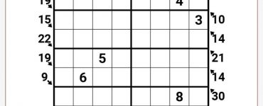 Little Killer Sudoku 8x8