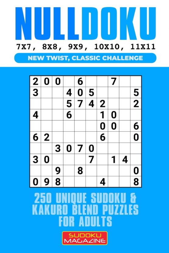 Nulldoku: 250 Unique Sudoku & Kakuro Blend Puzzles for Adults