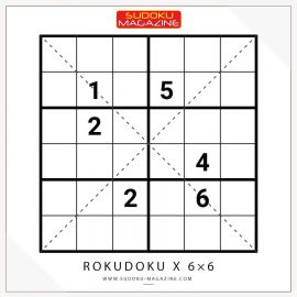 Rokudoku X 6×6