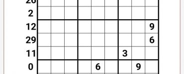 Sandwich Sudoku 9x9
