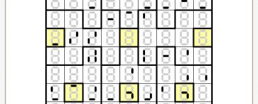 Scattered Digital Sudoku 9×9