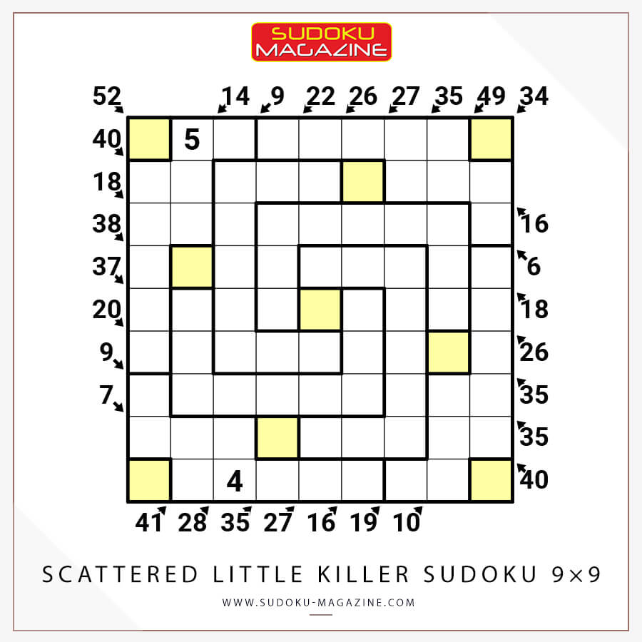Free Daily Sudoku: Scattered Little Killer Sudoku 9×9 (0141) – Sudoku ...