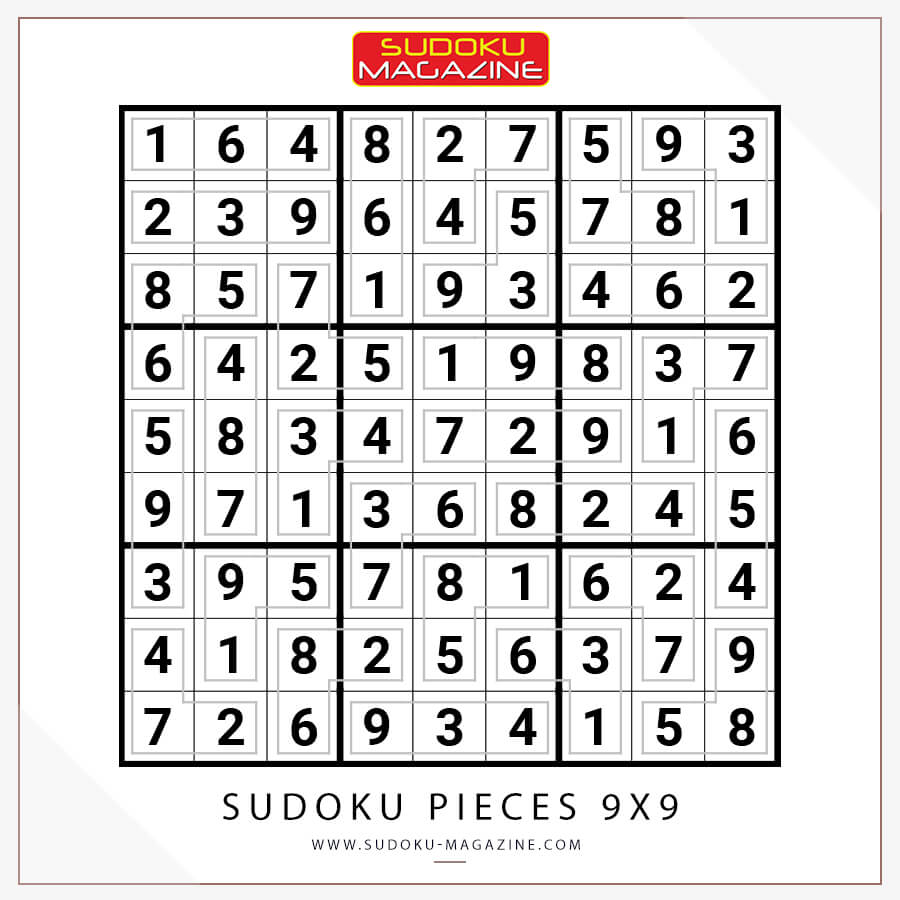 Sudoku Pieces 9x9 Solution