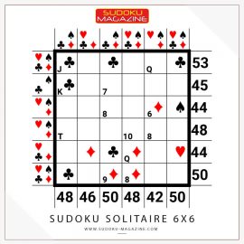 Sudoku Solitaire 6x6
